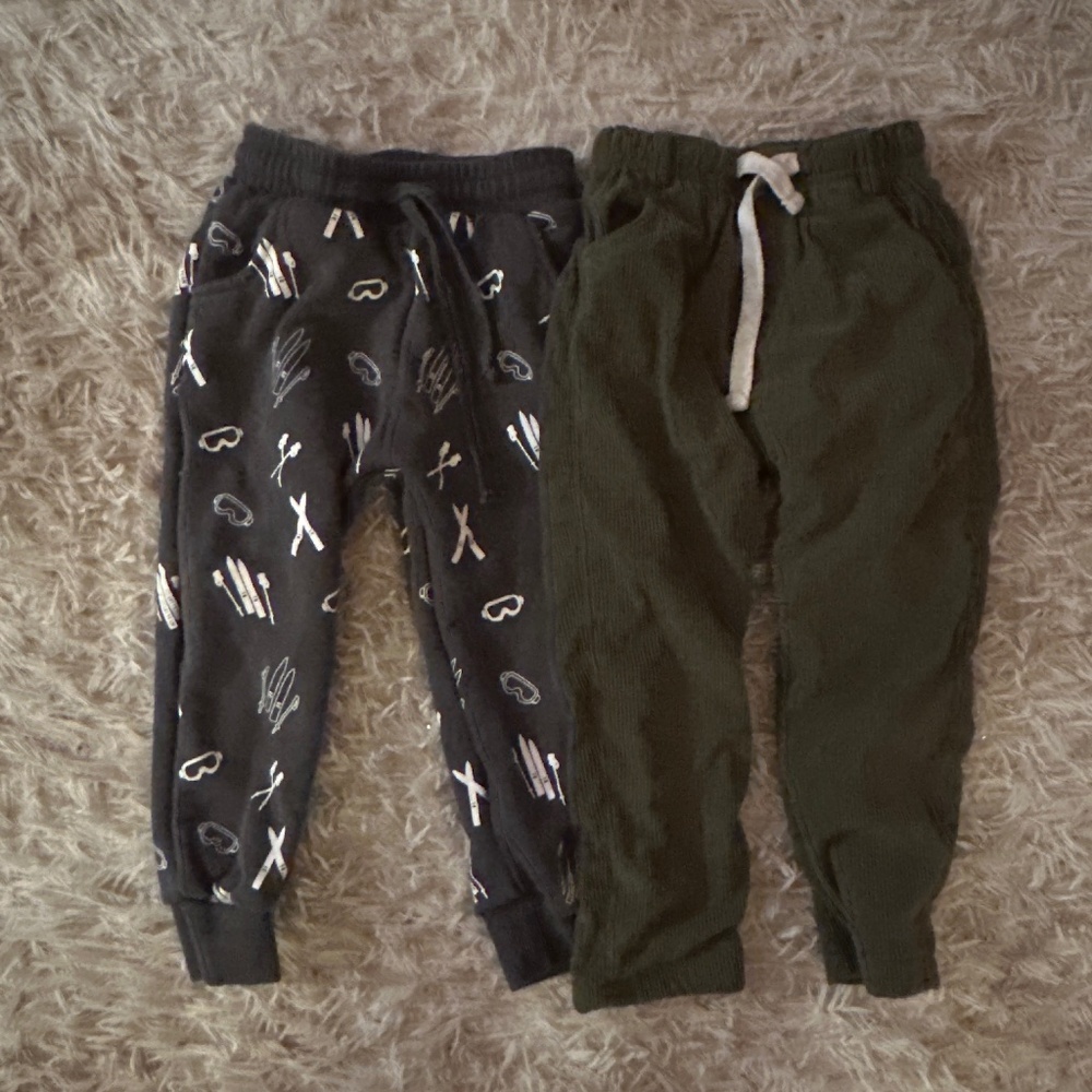 Little Bipsy Collection Boys Pants Corduroy Ski Joggers Size 4-5 4T 5T